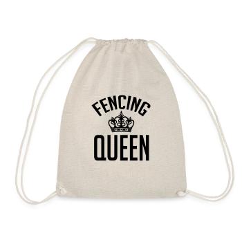 Fencing queen - Turnbeutel - Natur - Vorne