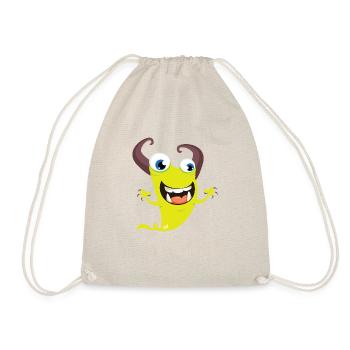 Monstaa Originaals Monster # 8 - Drawstring Bag - nature - Front