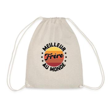 Meilleur Frère Au Monde - Sac de sport léger - nature - Devant