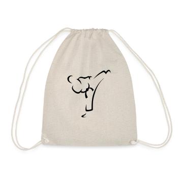 Kick arts martiaux Taekwondo Karaté - Sac de sport léger - nature - Devant
