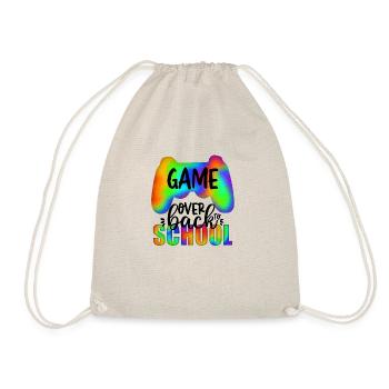 Game Over Back To School - Drawstring Bag - nature - Front