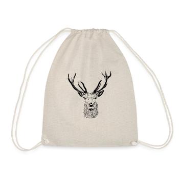 Cerf majestueux – sauvage et élégant - Sac de sport léger - nature - Devant