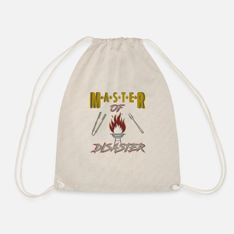 Master of Disaster Grill Master - Drawstring Bag - nature