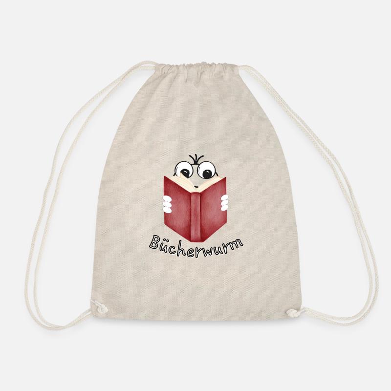 Bookworm - Drawstring Bag - nature