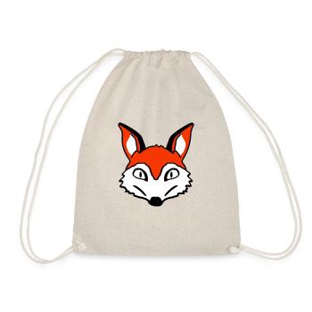 Renard Mauvais œil Dangereux Fou Animal sauvage - Sac de sport léger - nature - Devant