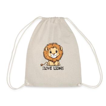 Little Lion - Drawstring Bag - nature - Front