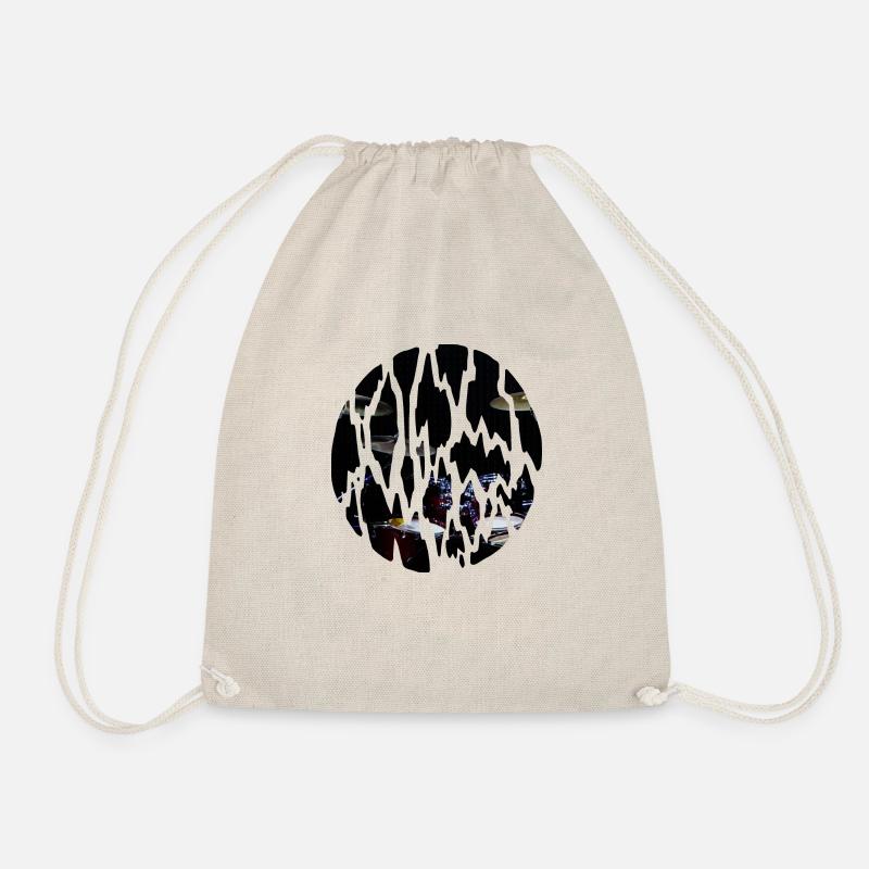 Drums drummers Band - Drawstring Bag - nature