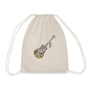guitar - Drawstring Bag - nature - Front