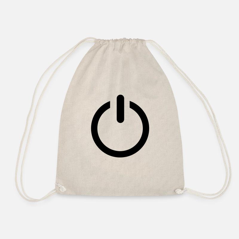 power button - Sac de sport léger - nature