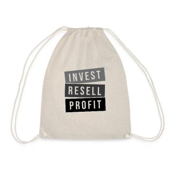 Invest Resell Profit - Turnbeutel - Natur - Vorne