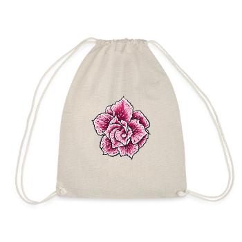 Flower - Drawstring Bag - nature - Front