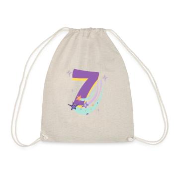 7th Birthday (7-year gift) - Drawstring Bag - nature - Front