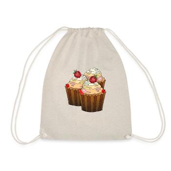 Cakes - Drawstring Bag - nature - Front