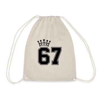 67 crowns - Drawstring Bag - nature - Front