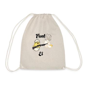 Funshirt T-Shirt Lustiges Geschenk T-Shirt - Turnbeutel - Natur - Vorne