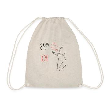 SPRAY LOVE - Turnbeutel - Natur - Vorne