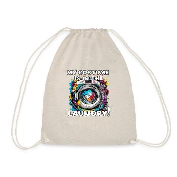 My costume is in the laundry! - Drawstring Bag - nature - Front