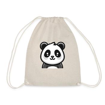 Panda Bear : Thème de dessin animé - Sac de sport léger - nature - Devant