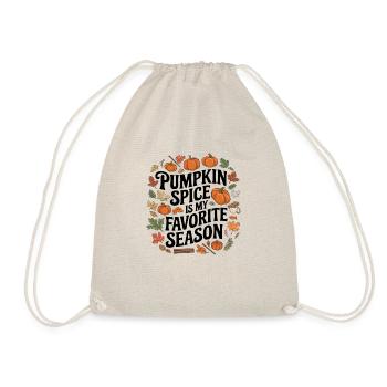 Pumpkin spice is my favorite season - Turnbeutel - Natur - Vorne