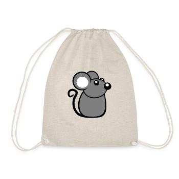 Mouse Mouse Cute Little Rat Rodent Friendly - Drawstring Bag - nature - Front