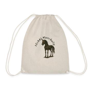 Zombie Einhorn - Turnbeutel - Natur - Vorne