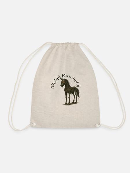 Zombie Einhorn - Turnbeutel - Natur