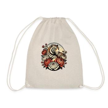 Tiger - Drawstring Bag - nature - Front