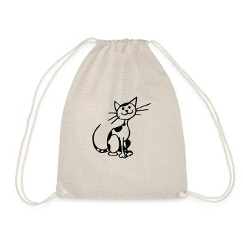 Chat - Drawstring Bag - nature - Front