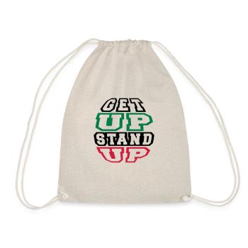 get up stand up - Sac de sport léger - nature - Devant