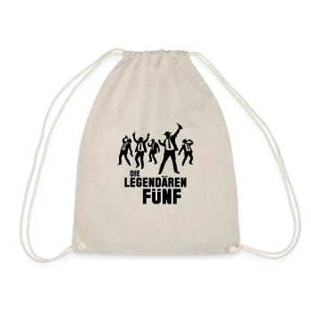 Die Legendären Fünf (Quintett Der Legenden) - Turnbeutel - Natur - Vorne