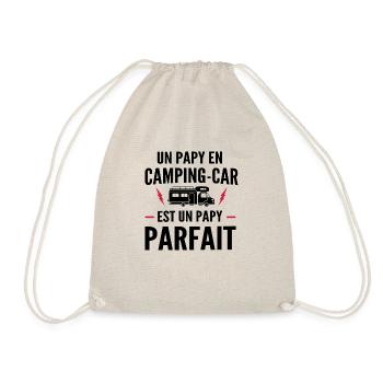 Un Papy en Camping est un papy parfait - Sac de sport léger - nature - Devant