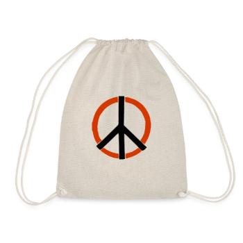 Signe de paix Signe de paix Signes du mouvement de paix - Sac de sport léger - nature - Devant