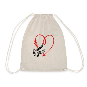 grand-père cœur - Sac de sport léger - nature - Devant