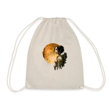 Dreamer under the moon - Drawstring Bag - nature - Front