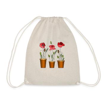 Blumen - Turnbeutel - Natur - Vorne