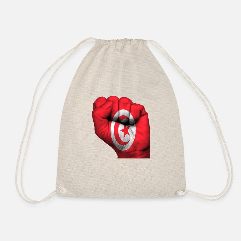 Fist Tunisia - Drawstring Bag - nature