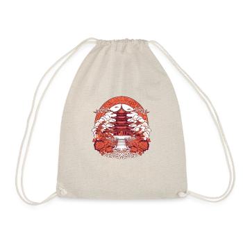 Chinesische Folklore - Turnbeutel - Natur - Vorne
