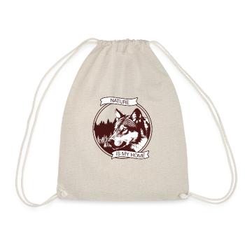 nature is my home - Drawstring Bag - nature - Front