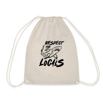 Surfer, Surfboard, Water Sports, Surfing - Drawstring Bag - nature - Front