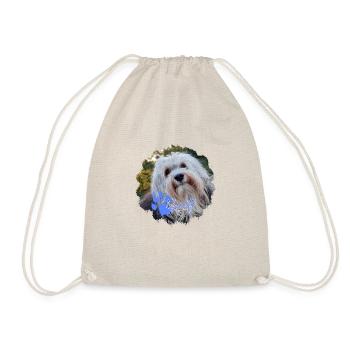 HaviHugo T-Shirt Motiv 03 - Turnbeutel - Natur - Vorne