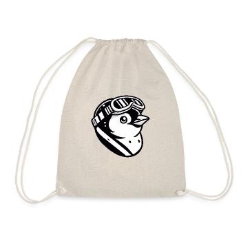 Penguin Head - Drawstring Bag - nature - Front