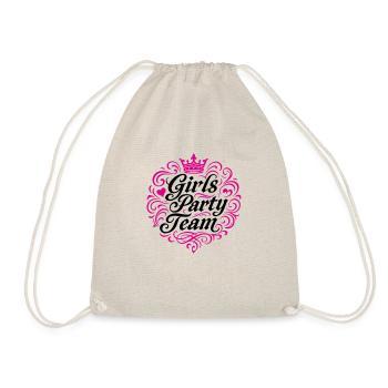 Équipe de fête entre filles - Sac de sport léger - nature - Devant