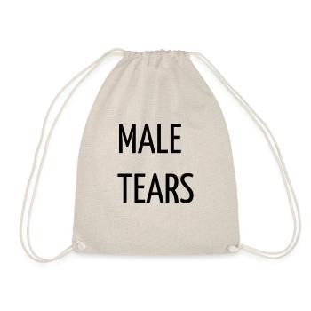 MALE TEARS - Turnbeutel - Natur - Vorne