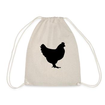 poulet - Sac de sport léger - nature - Devant