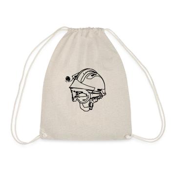 Feuerwehrhelm f2 - Turnbeutel - Natur - Vorne