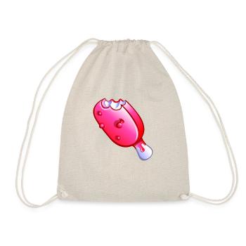 glace fraise kawaii - Sac de sport léger - nature - Devant