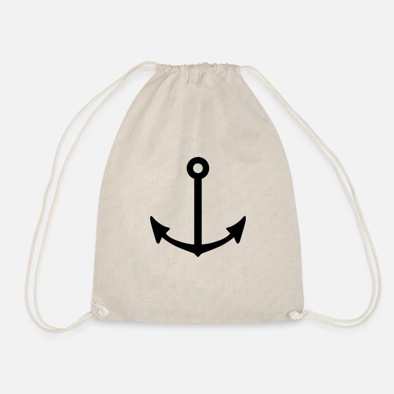 Anchor - Drawstring Bag - nature