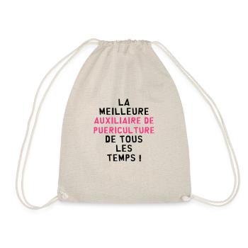 Auxiliaire de Puériculture / Enfant / Bébé / Baby - Sac de sport léger - nature - Devant