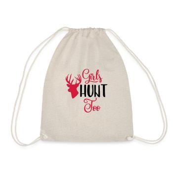 Filles HUNT Too / chasseresse / chasse - Sac de sport léger - nature - Devant