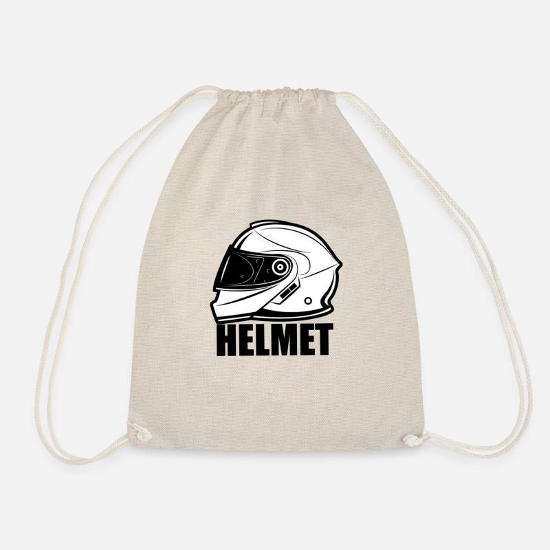 helmet - Drawstring Bag - nature